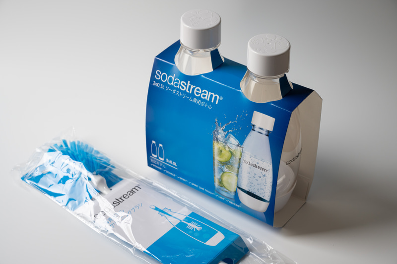 0.5Lサイズのボトルを追加で買いました。ブラシはいらなかったかも……