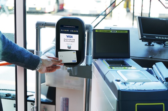 Visa のタッチ決済とLV-700イメージ