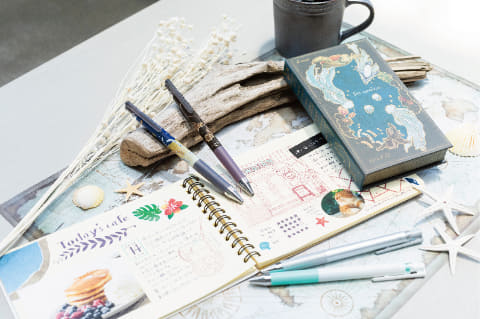 パイロット、ゲルボールペン ジュースアップ「うみのいきもの