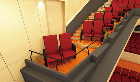 2階バルコニー席改修後イメージ