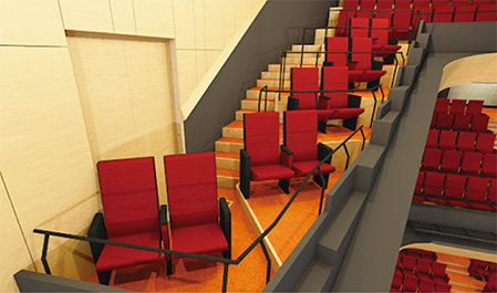 3階バルコニー席改修後イメージ