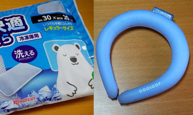 冷感グッズ2アイテムを試してみました