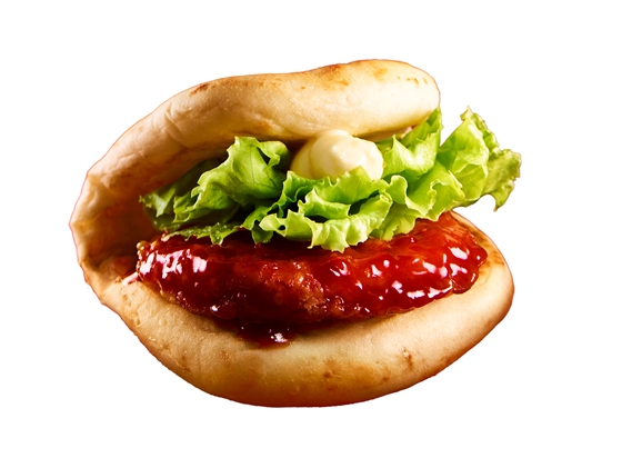 甘辛ヤンニョムチキンナンサンド