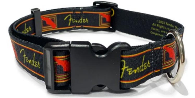 Fender Monogram Logo Dog Collar