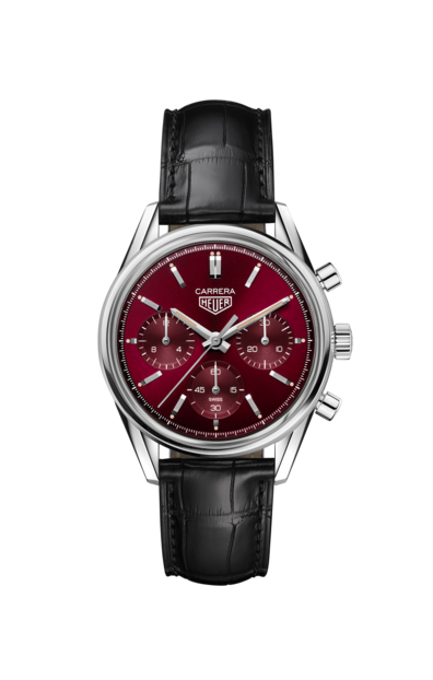 タグ・ホイヤー カレラ キャリバー ホイヤー02 クロノグラフ レッドダイヤル リミテッドエディション(CBK221G.FC6479)、803,000円