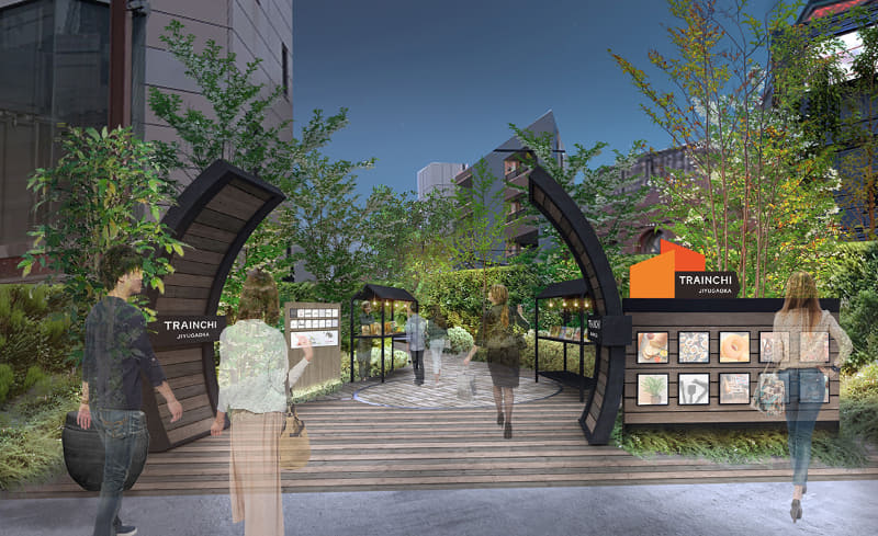 自由が丘駅側入口 イメージ