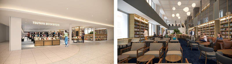 丸ビル3・4階 複合型書店「TSUTAYA BOOKSTORE MARUNOUCHI」(2022年12月)