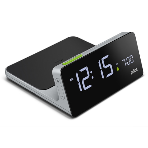 ブラウン、ワイヤレス充電台付き目覚し時計「BC21G」 - Impress Watch