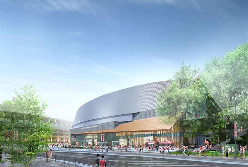 完成予想イメージパース ©Scrum for 新秩父宮