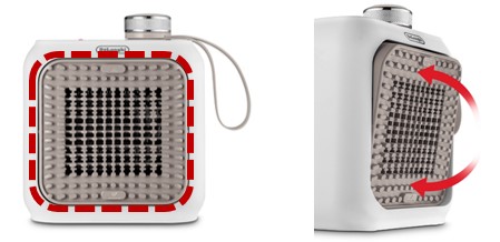 デロンギ、デスクワークで冷える手足を温める小型ヒーター - Impress Watch