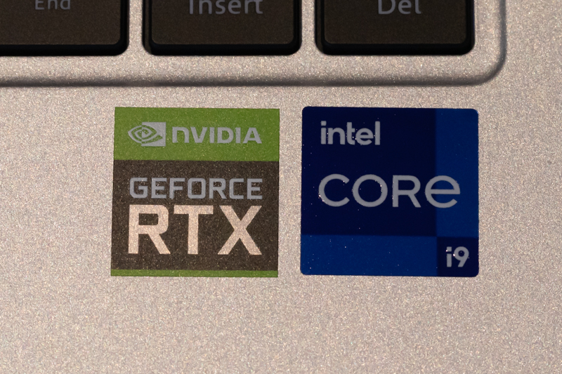 DAIV 6シリーズの中では唯一Core i9を搭載しています(他はCore i7)