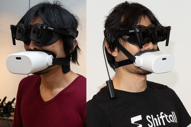 左が2022年1月発表時のmutalk。右が小さくなった量産型