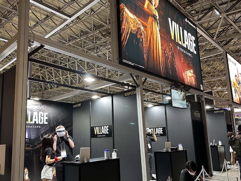 PS VR2はカプコンブースにのみ展示
