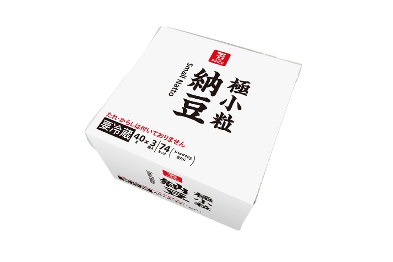 極小粒納豆(40g×3)、51円(たれ、からし無し)