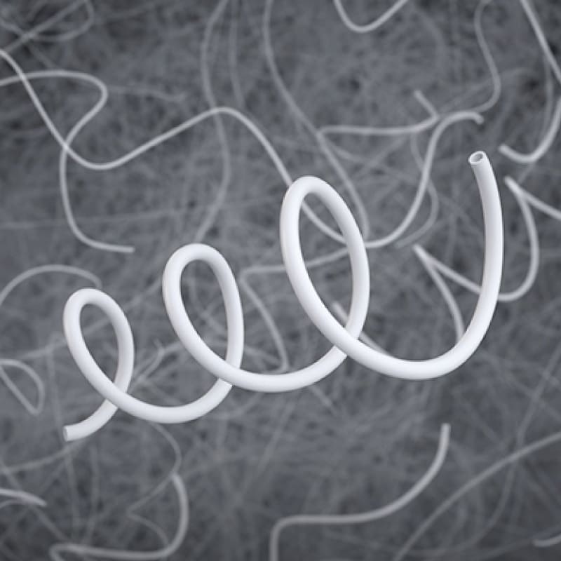 「逃げない空気の層」を作るらせん形状(イメージ)