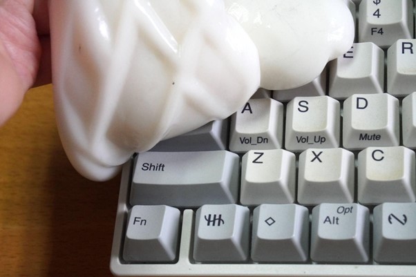 メカニカルキーボードもある程度の深さまでならキレイに