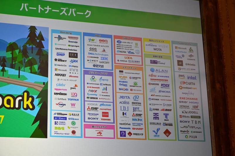パートナーズパークではさまざまな「共創」が紹介される