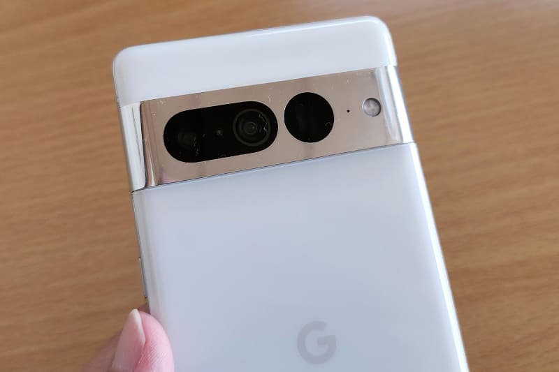 Pixel 7 Proのカメラバー