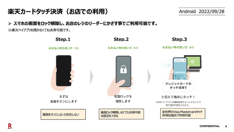 “タッチ決済”の実際の利用方法