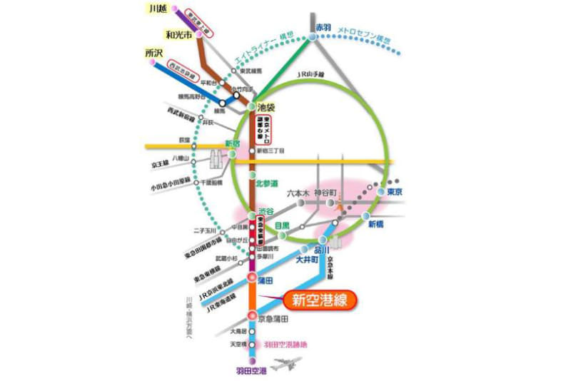 出典：新空港線(蒲蒲線)の事業計画(案)について