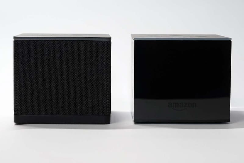 第3世代Fire TV Cube(左)と第2世代Fire TV Cube(右)。余談だが第1世代は日本では発売されていない