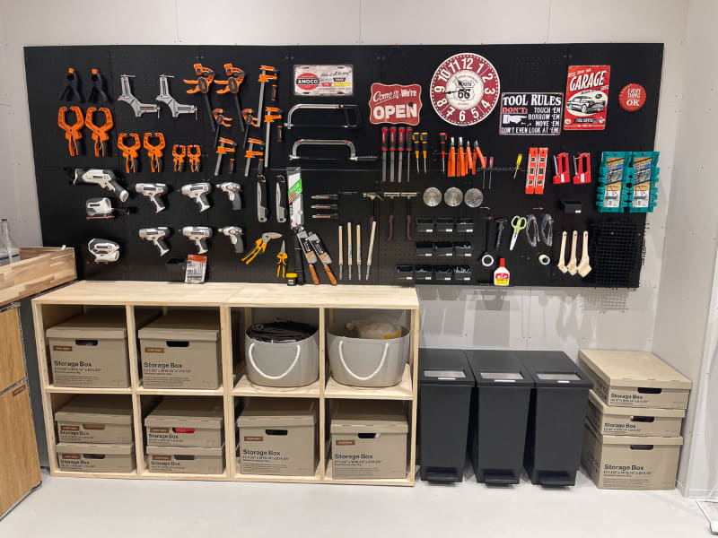 電動工具などが自由に使える