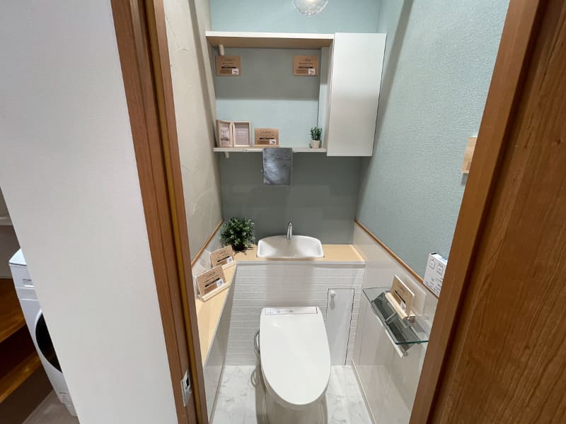 実際の住宅をイメージした展示も