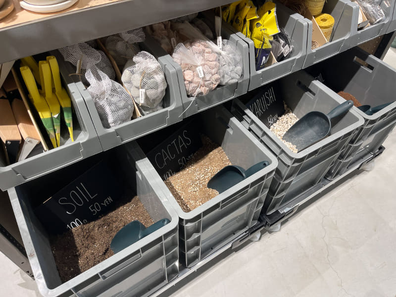 土の量り売りも