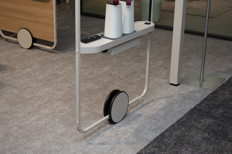 一輪で動かしやすさ、自由度を高めた