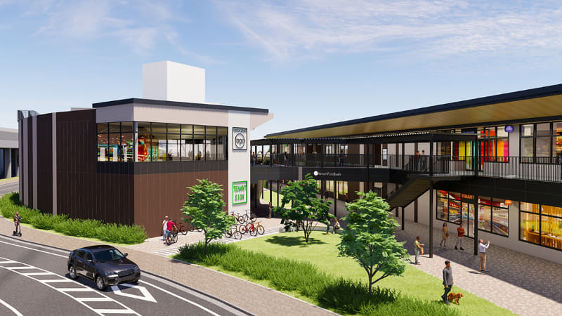 外観イメージ(北西側より)