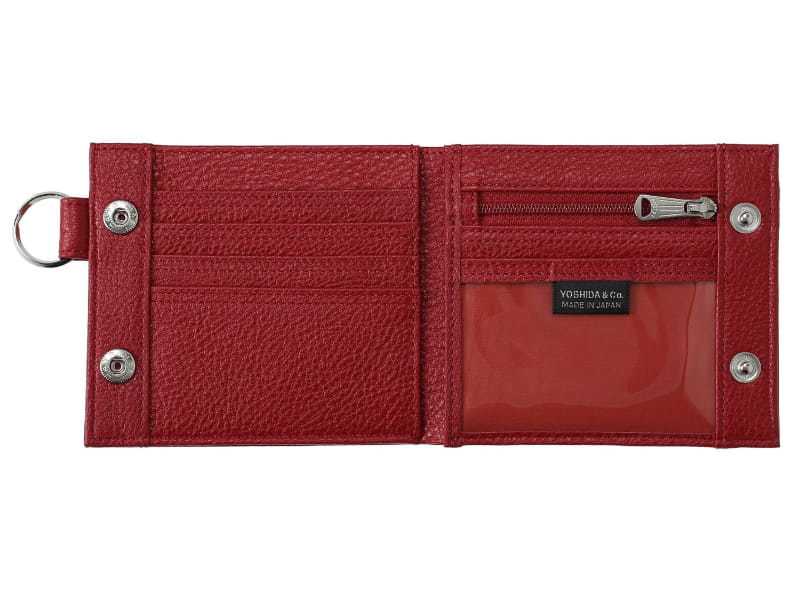 SHRINK RED SQUARE PURSE