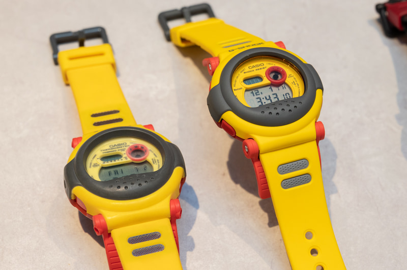 1994年発売の「DW-001」(左)と、2023年1月27日発売の「G-B001」