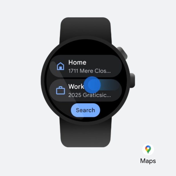 ナビを簡単に開始できるタイル