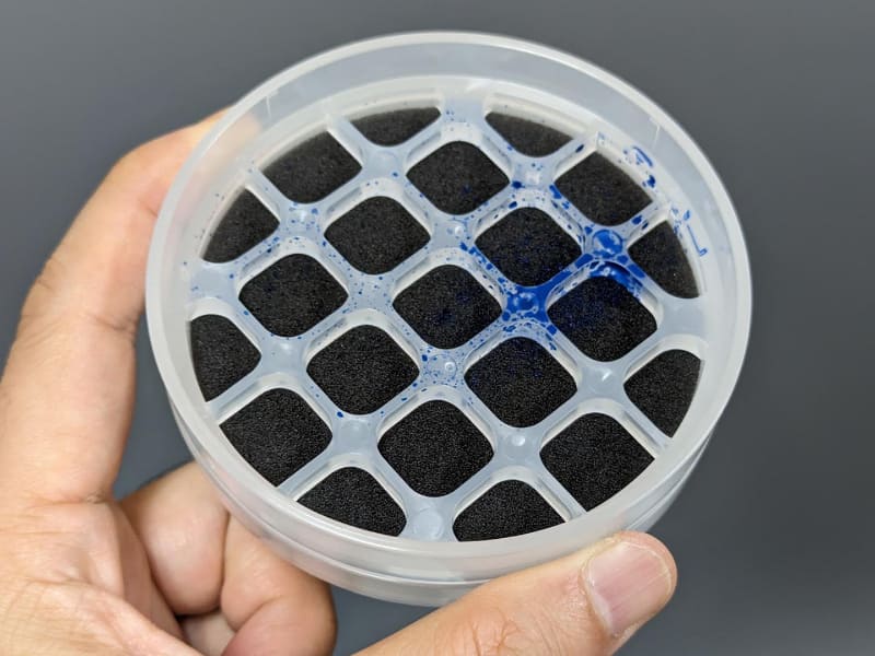 フィルターは目詰りしていなければ繰り返し使える