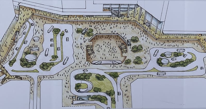 西口駅前広場 イメージ