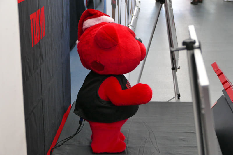 後頭部のメッシュは排気口