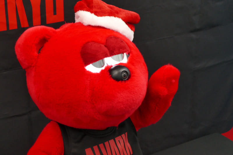 ルークロボ頭部。鼻の部分に魚眼レンズがある