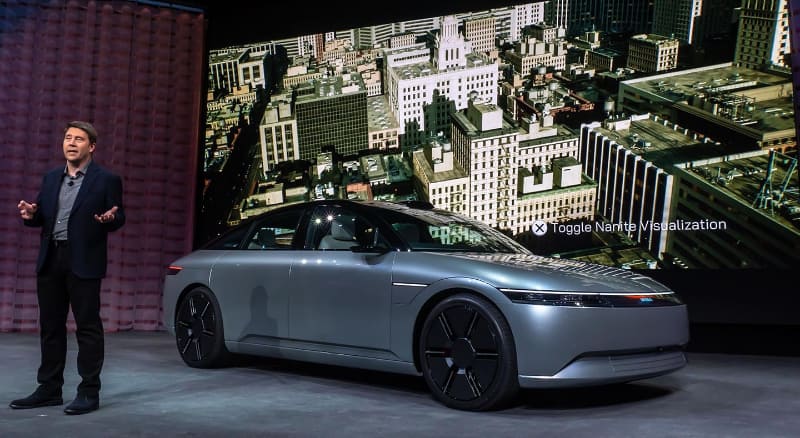 発表会にはEpic Games CTOのKim Libreri氏も登壇(撮影：西田 宗千佳)