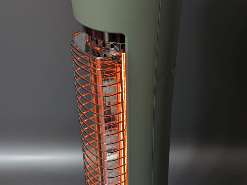 400Wの状態。より熱量が上がり、明るくなります