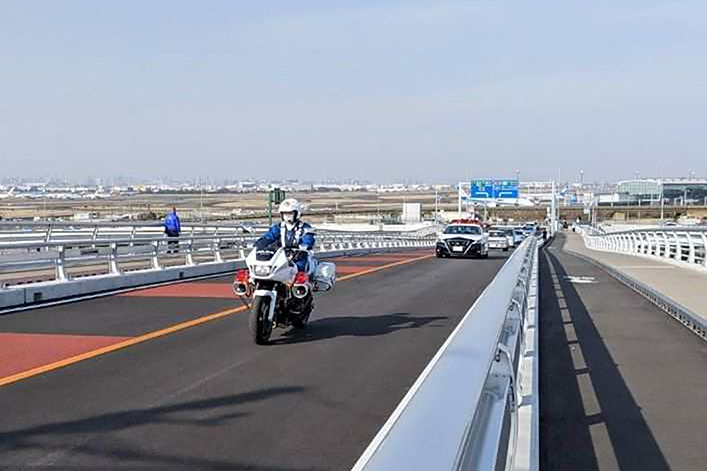 交通開放時の様子 2022年3月12日