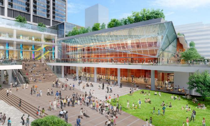 大ホール周辺の外観(イメージ)