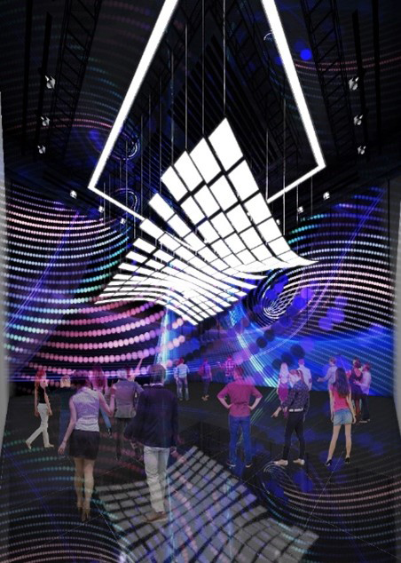 天井高さ15mの大展示室イメージ(提供：グラングリーン大阪開発事業者)