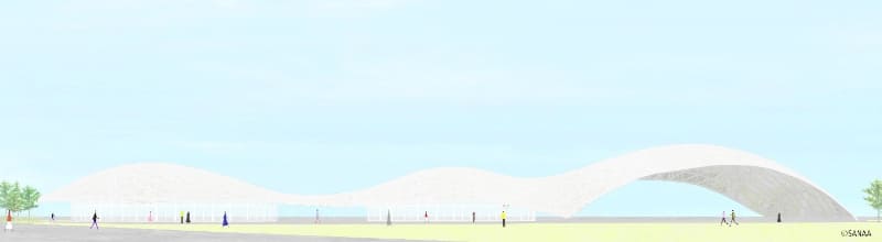 大屋根施設 外観イメージ(提供：グラングリーン大阪開発事業者)