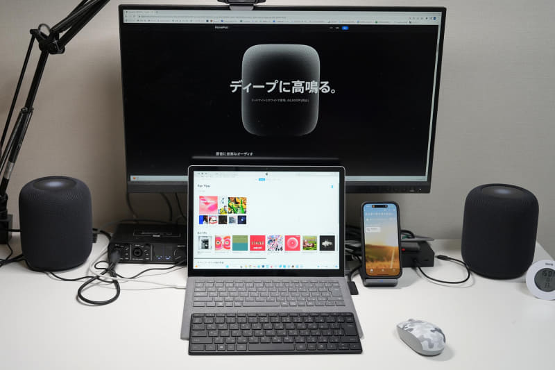 HomePodをステレオペアで利用