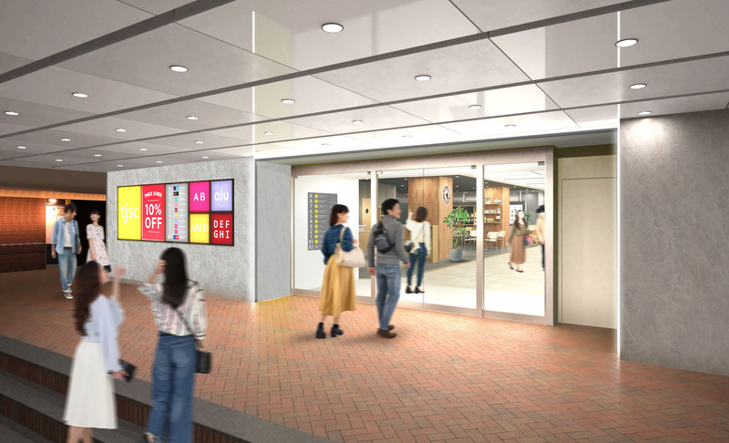 地下エントランス