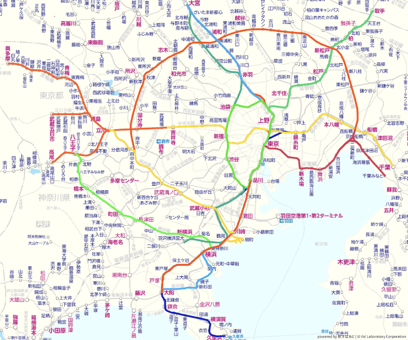 オフピーク定期運賃の適用区間