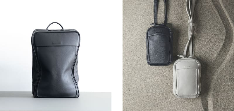 ソフトバックパック ミディアム(左)、ソフトバックパック ベビーサイズ(右)