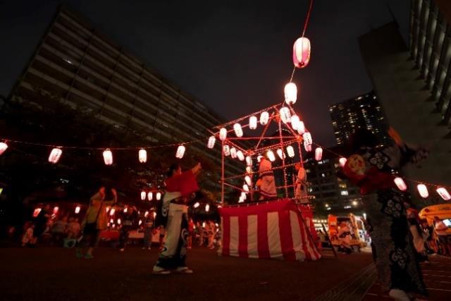 豊海町盆踊りの様子