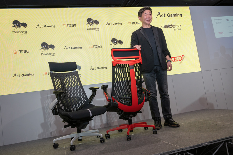 Act Gamingを発表するイトーキ 代表取締役社長の湊 宏司氏