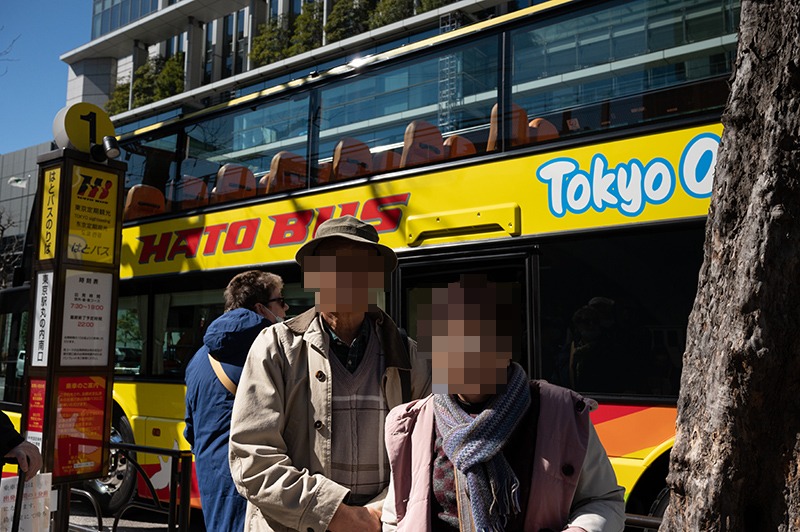 両親とはとバスに初めて乗車。短いコースでしたが楽しめました